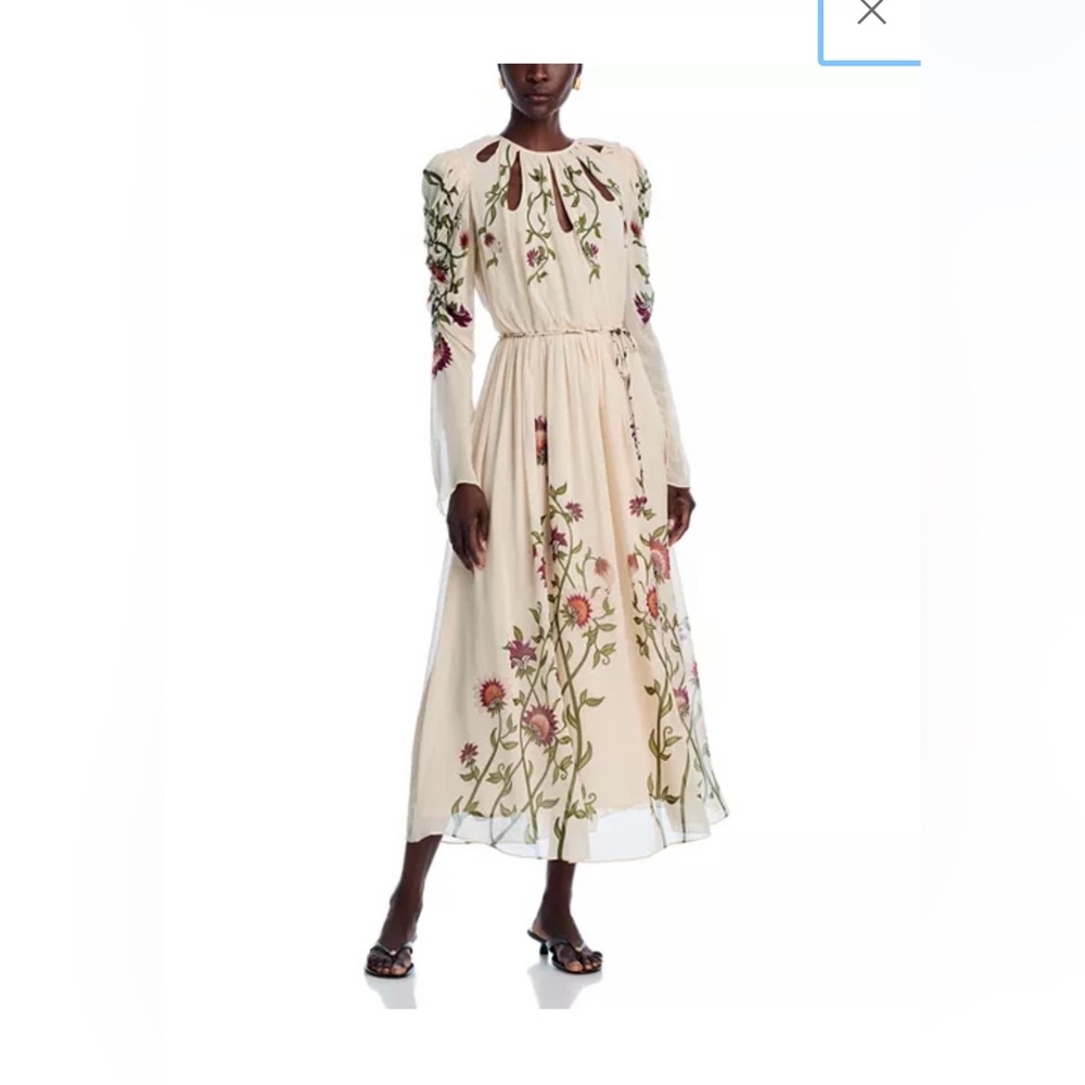 FARM Rio NWT Romantic Nature Multicolor Maxi Dress